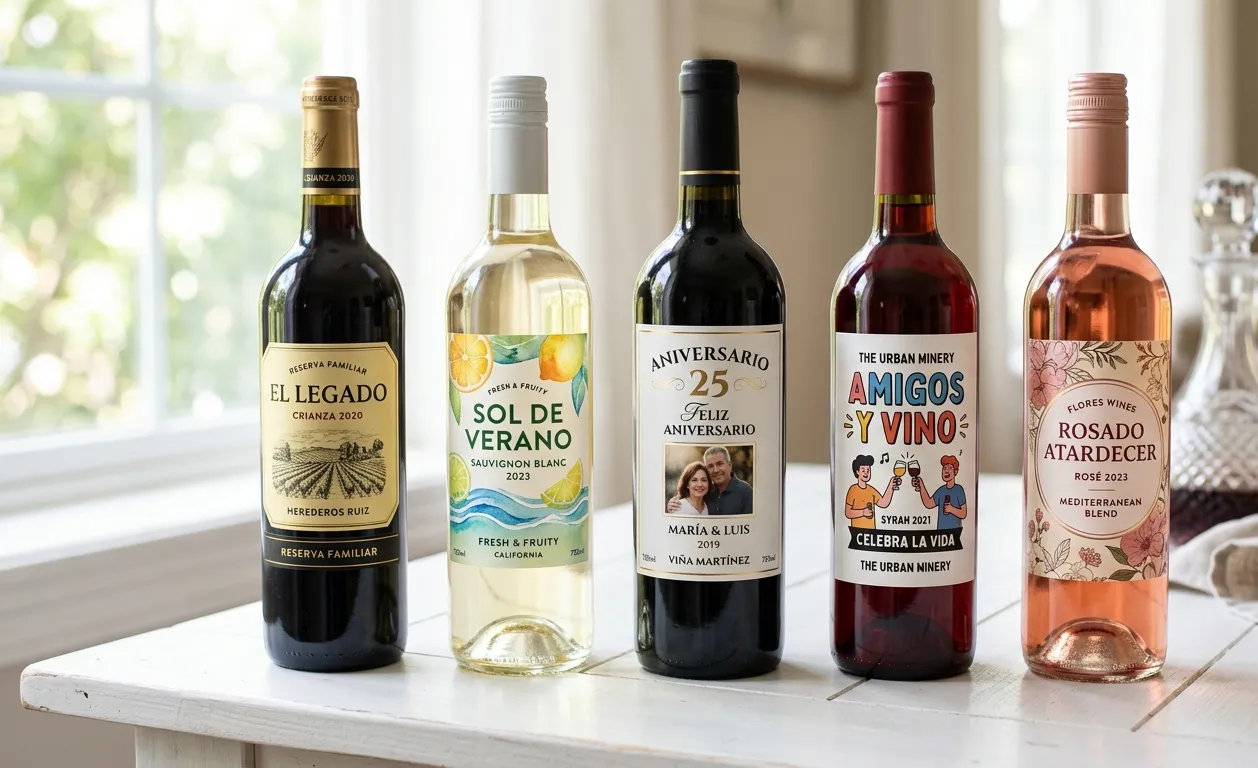 packaging creativo con pegatinas